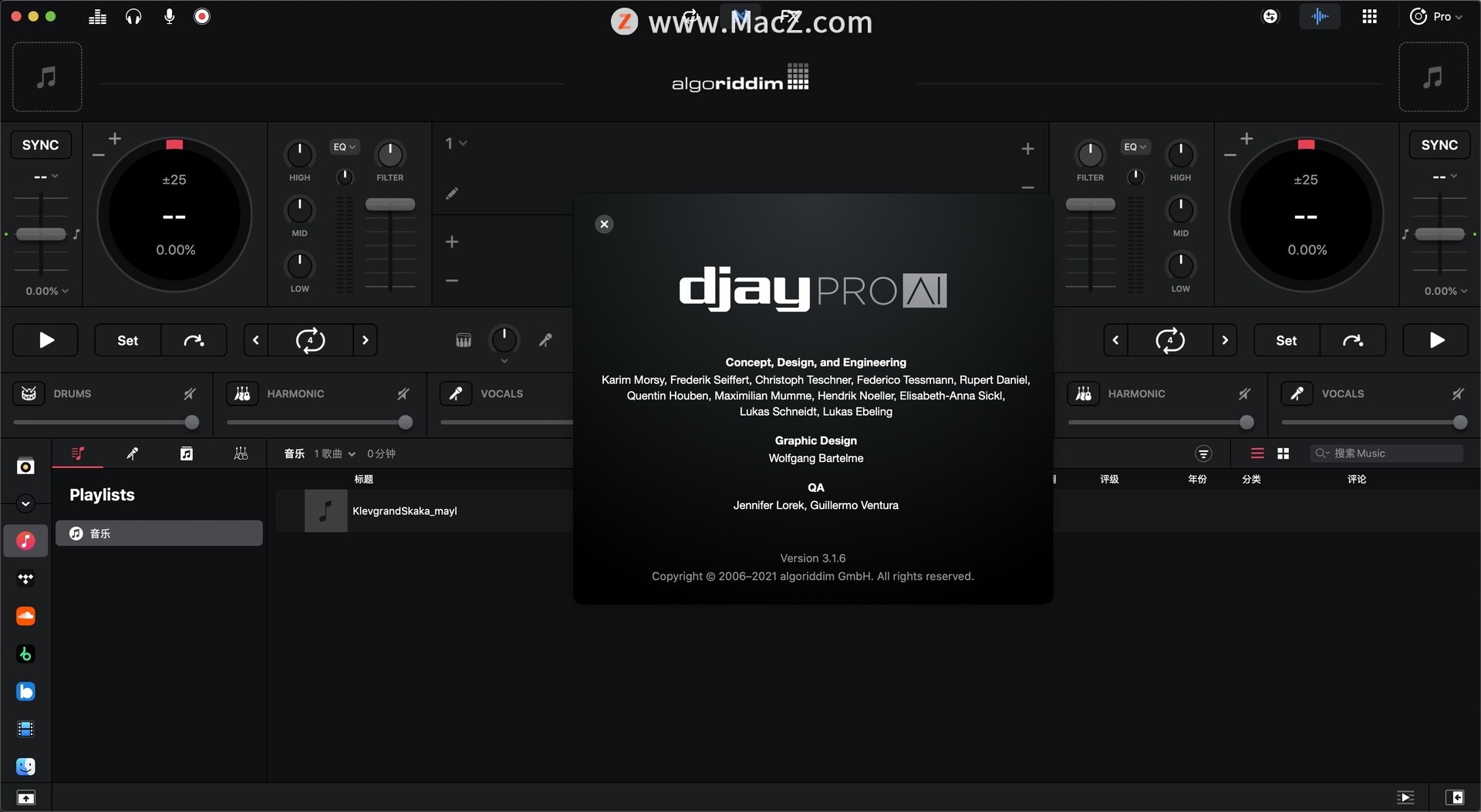 Algoriddim djay Pro AI for mac(dj混音软件)3.1.6 - 图1