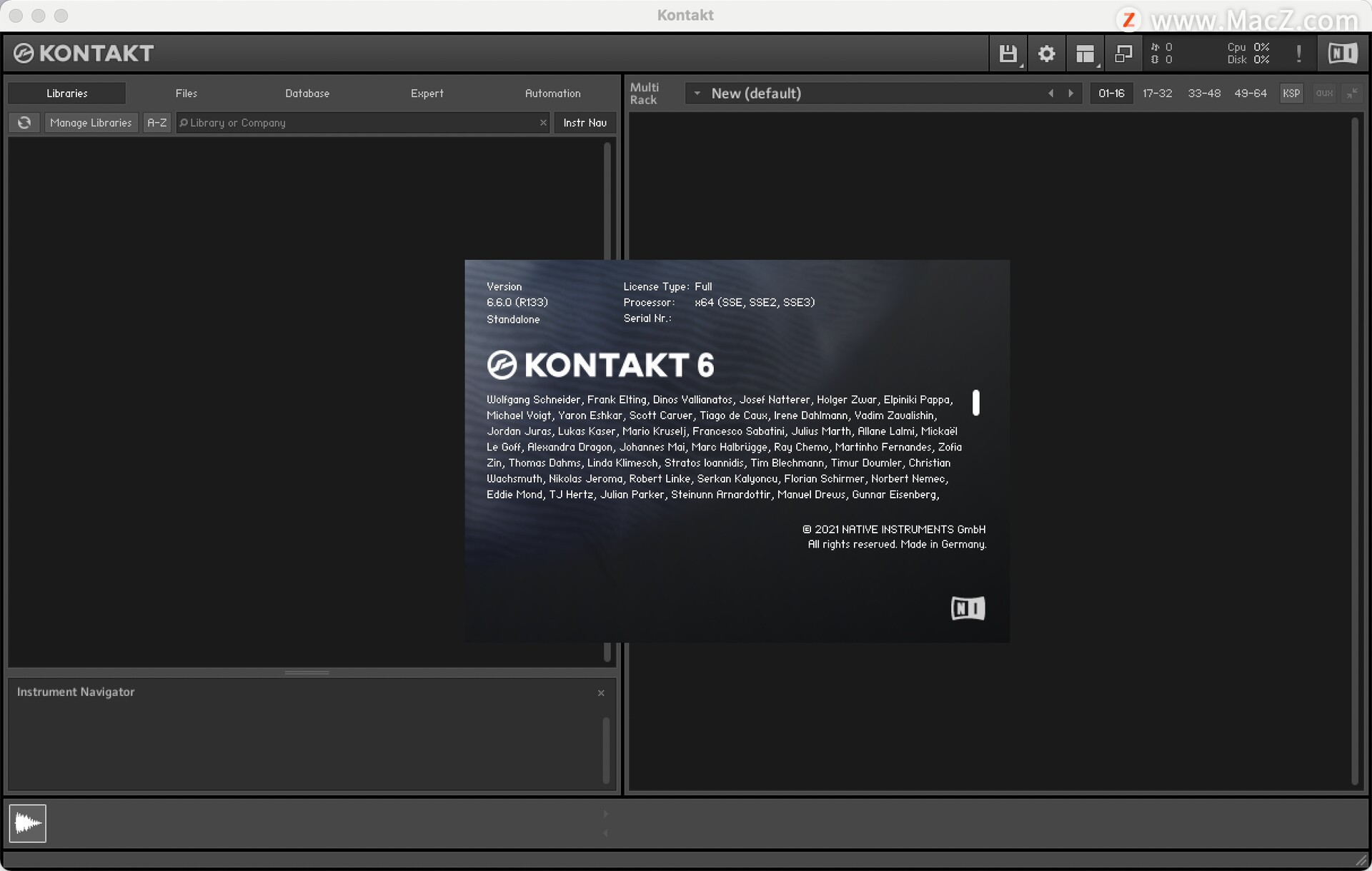 Kontakt 6 for Mac(mac音频采样器)v6.6.0激活版 - 图1