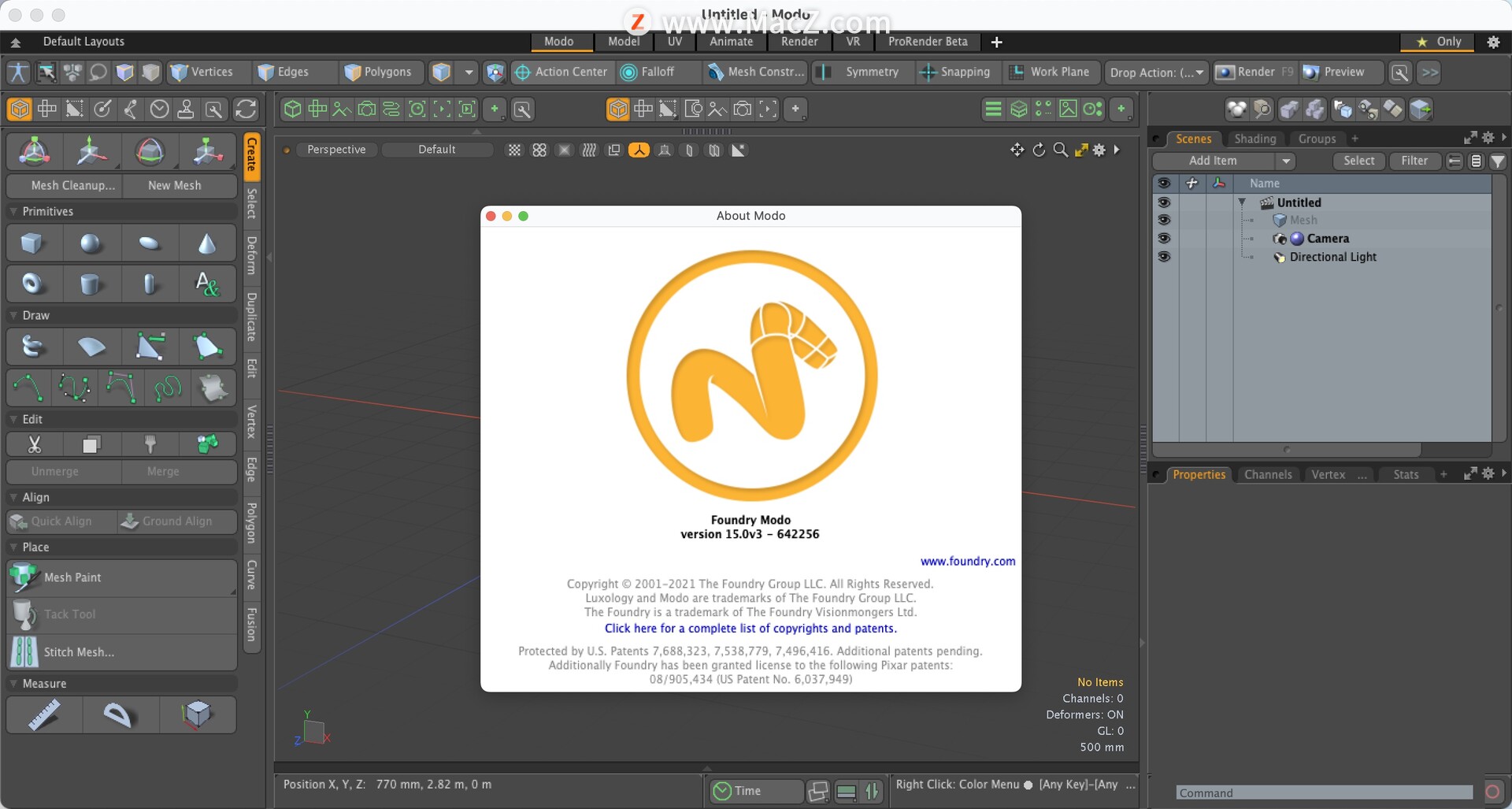 The Foundry Modo 15 for Mac(专业三维建模软件)15.0v3 激活版 - 图1
