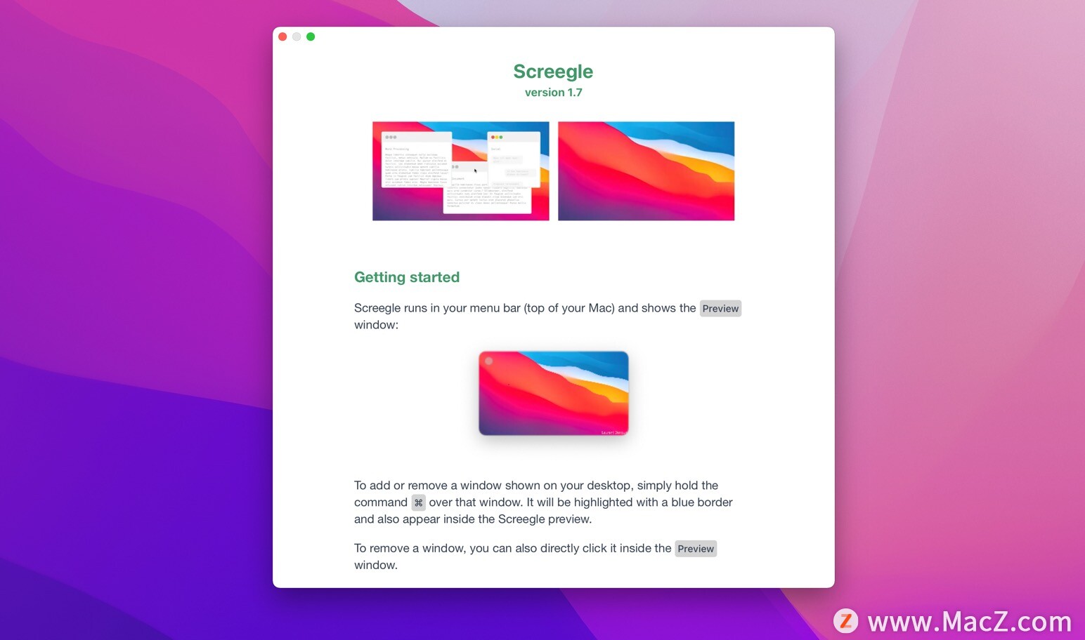 Screegle - Clean Screen Sharing (屏幕共享软件)v1.7 - 图1