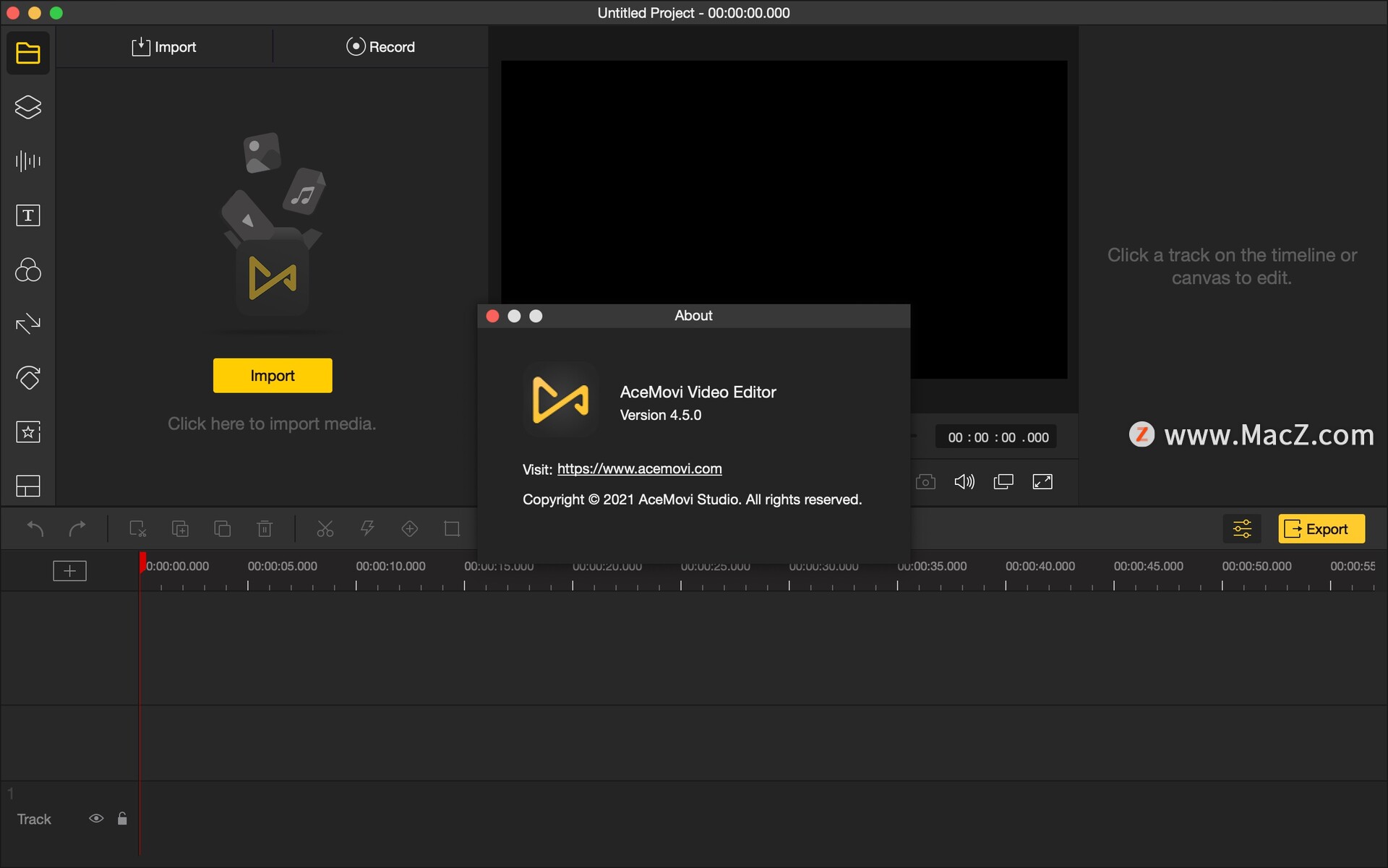 TunesKit AceMovi for mac(视频编辑工具)4.5.0 - 图1
