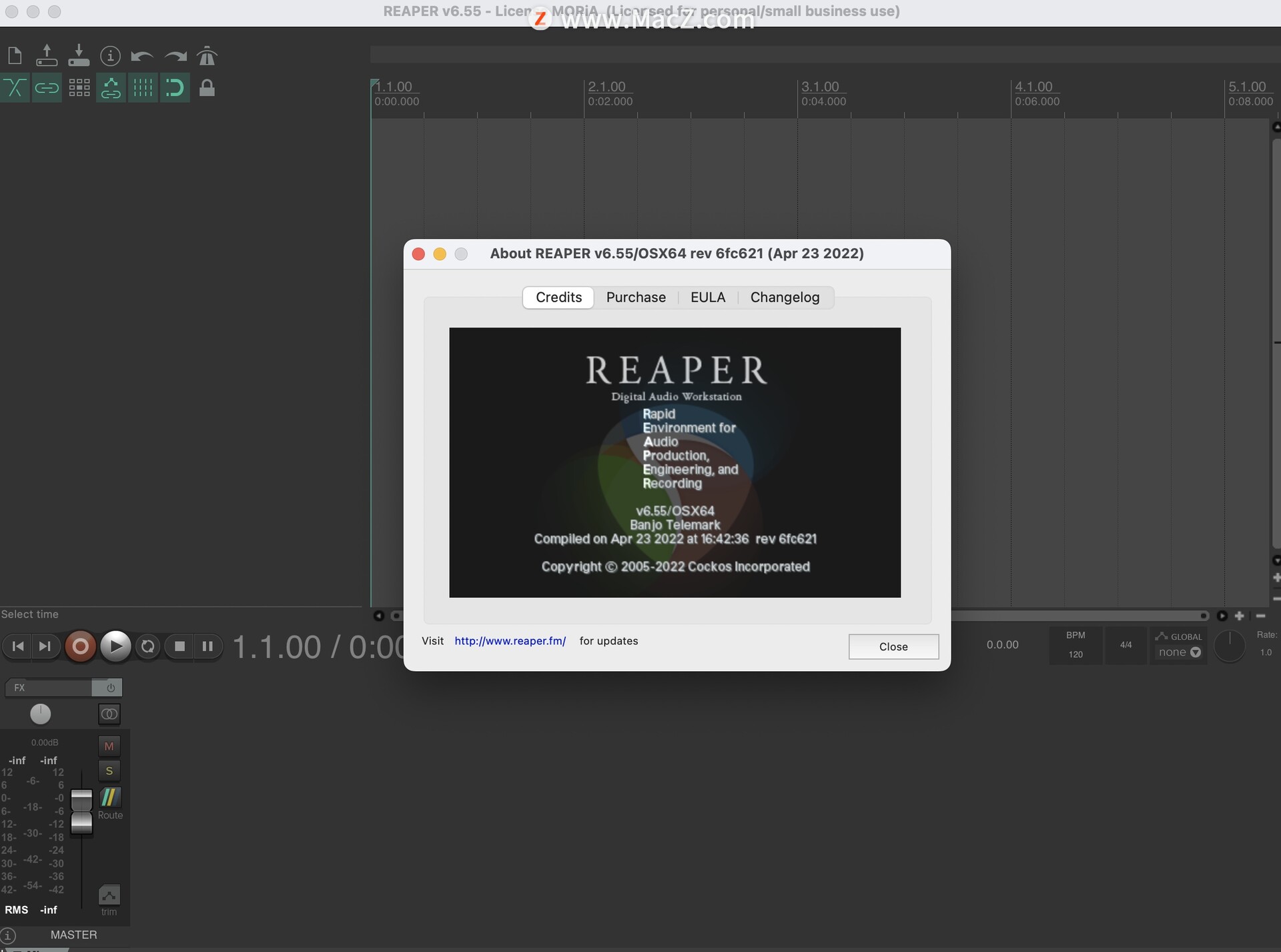 Cockos Reaper Mac版 音频编辑制作软件 - 图1