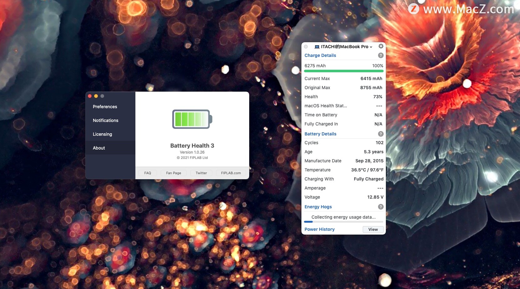 Battery Health 3 for Mac(电池健康管理工具)v1.0.26免激活版 - 图1