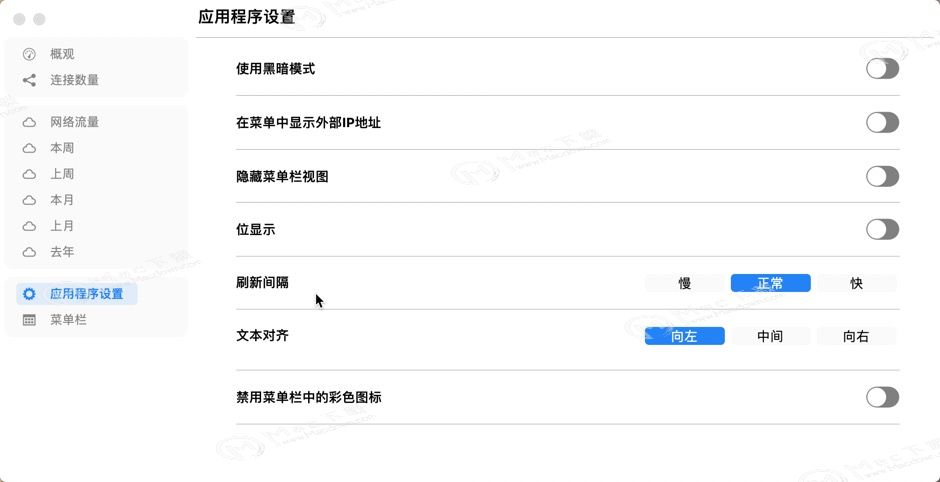 NetWorker Pro for Mac(网速流量显示工具)v7.1.0中文特别版 - 图2