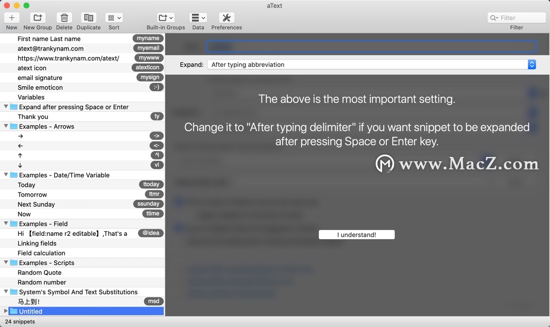 aText for Mac(打字加速器)v2.37激活版 - 图2