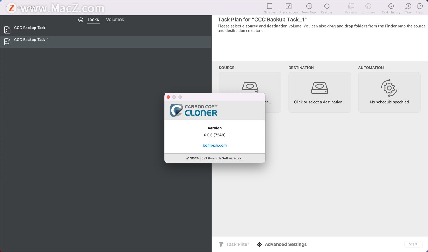 Carbon copy cloner 6 for Mac(磁盘克隆备份工具)v6.0.5 - 图1