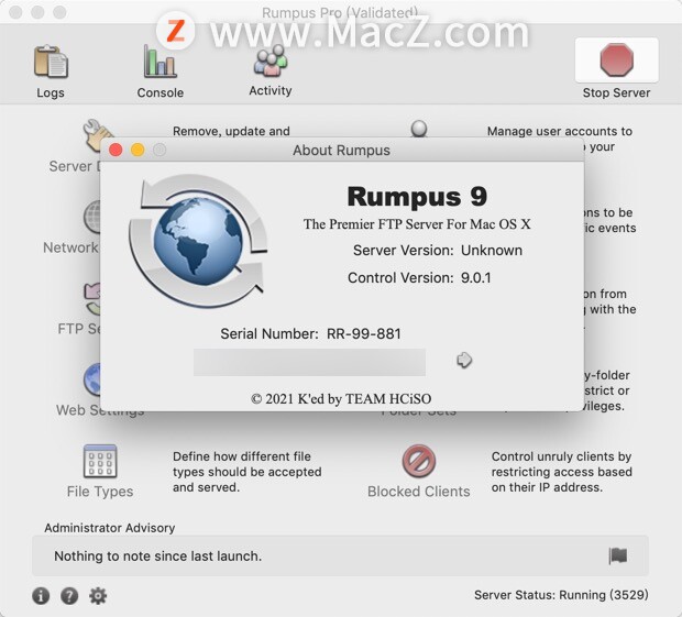 Rumpus Pro for Mac(专业FTP服务器)v9.0.1特别版 - 图1