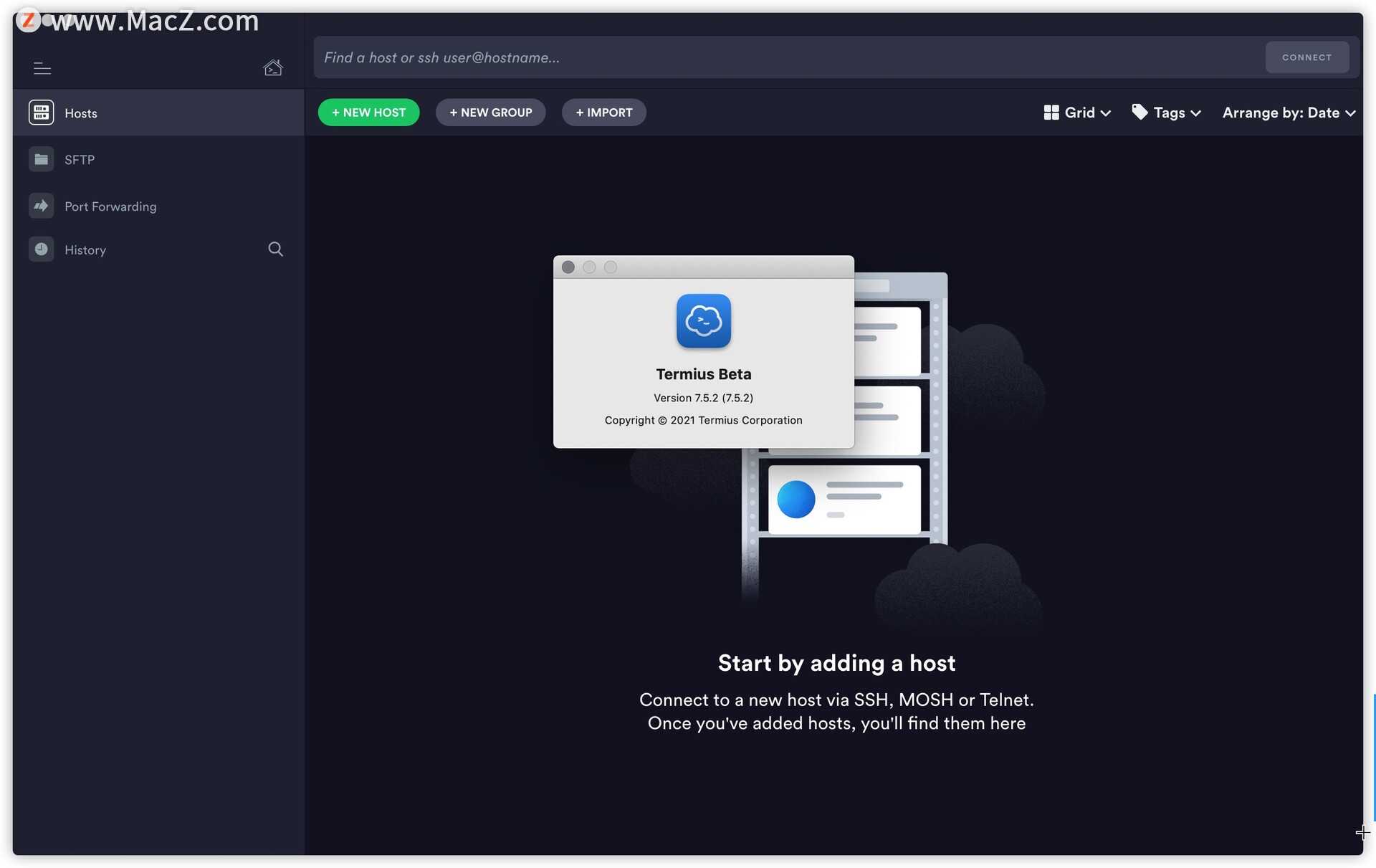 Termius Beta for Mac(跨平台SSH客户端)v7.5.2免激活版 - 图1