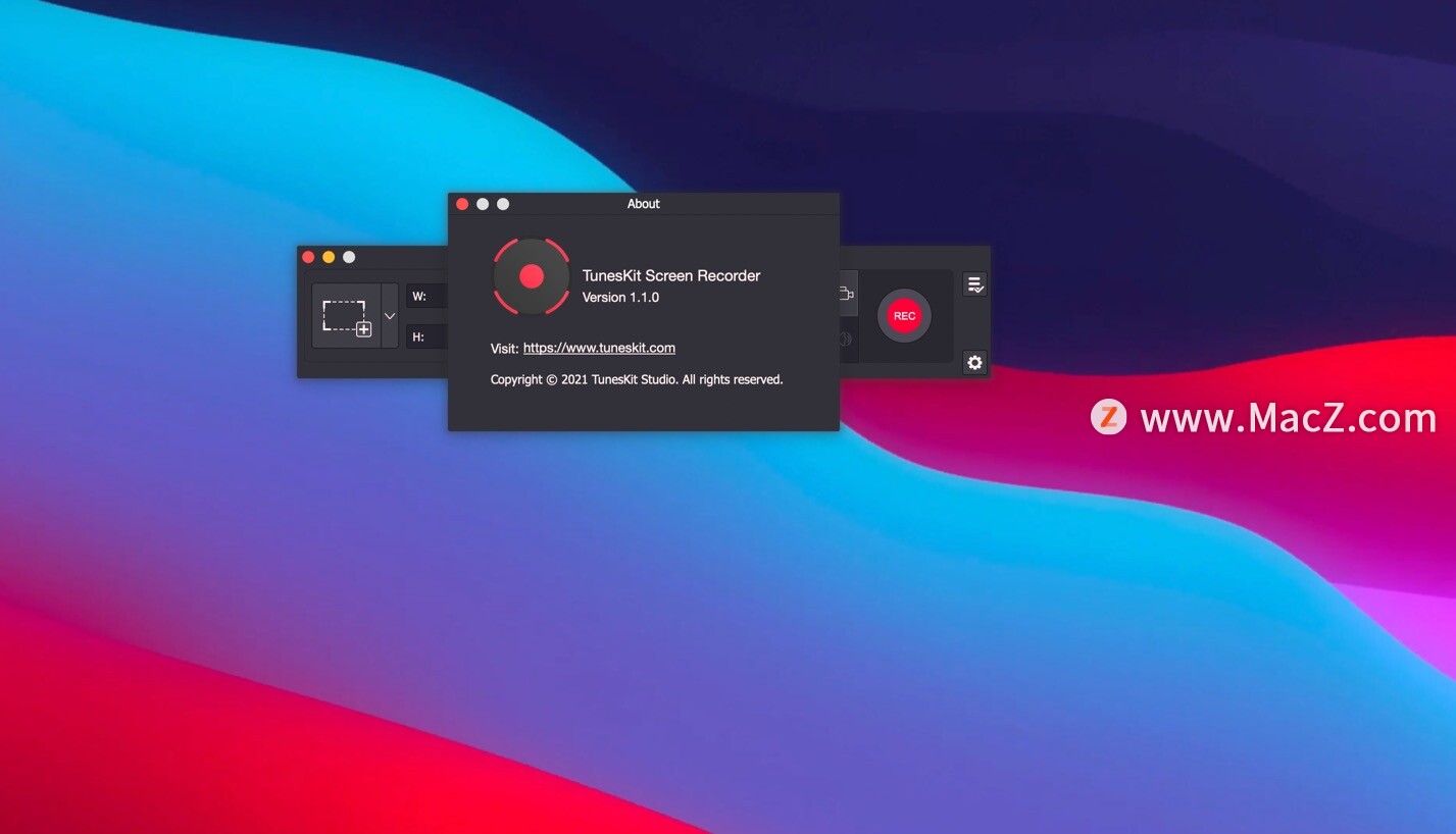 TunesKit Screen Recorder for mac(屏幕录制工具)v1.1.0 - 图1
