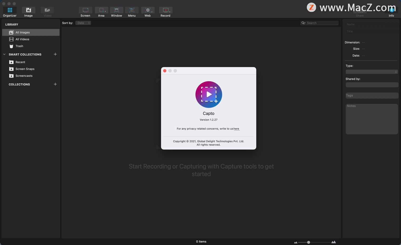 Capto for Mac(截屏、视频录制和编辑)v1.2.27兼容M1 - 图1
