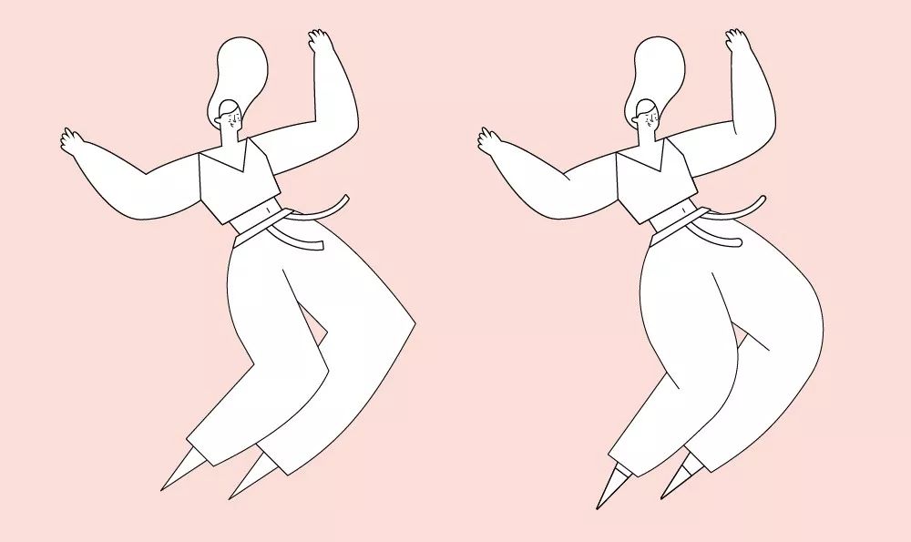 经验 | 超超超超超超超超超夸张的「扁平风插画人物」 - 图35