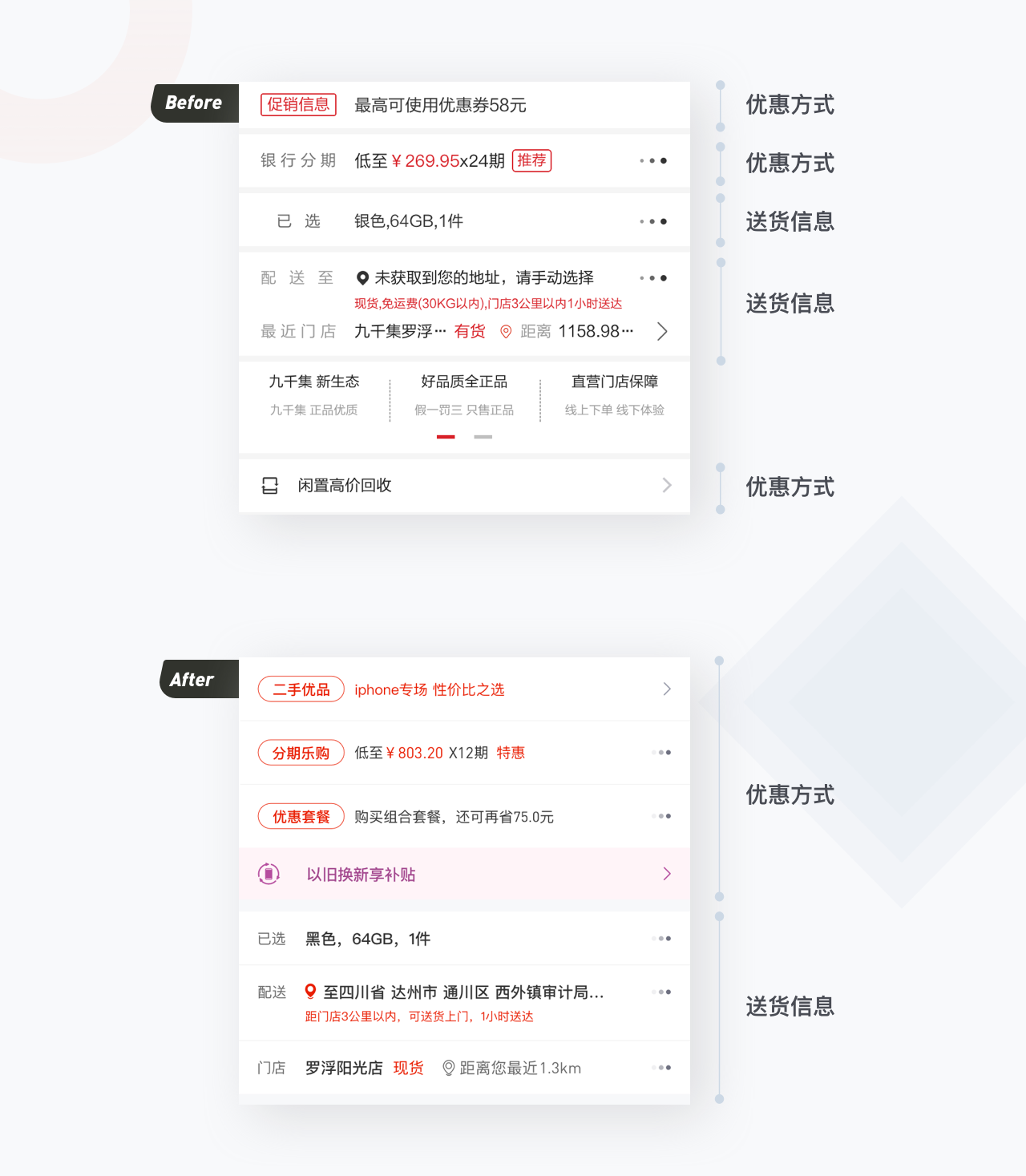 【信息文字图标走查/京东】如何利用走查表驱动设计改版 - 图9