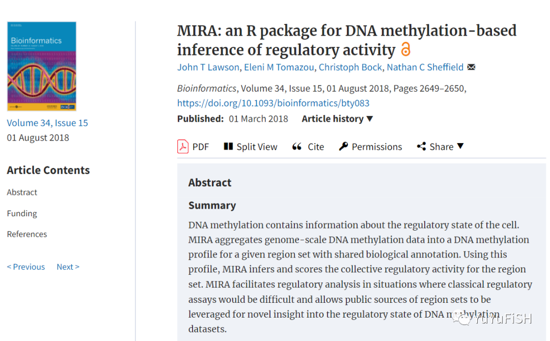 MIRA包：利用甲基化水平评估生物学调节活性（MIRA score） - 图2