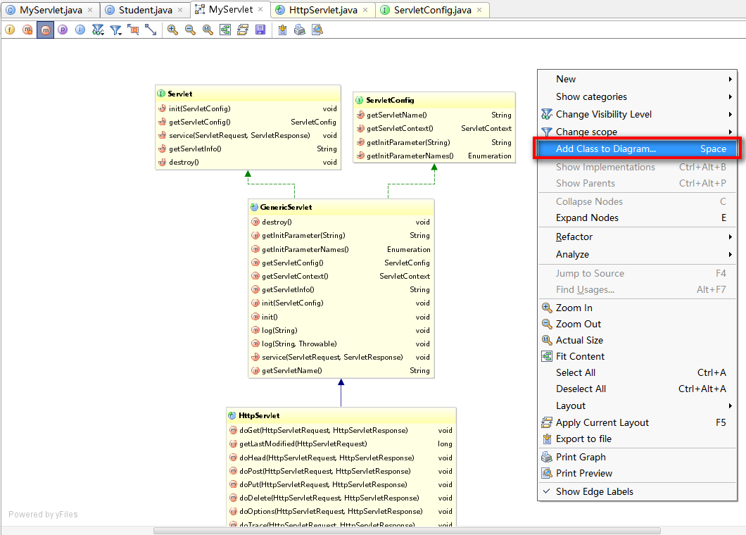 4. 使用IntelliJ IDEA查看类的继承关系图形 - 图10