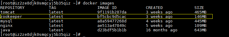 在Docker中安装zookeeper以及集群环境搭建 - 图1