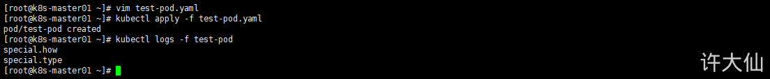 使用存储在 ConfigMap 中的数据填充容器.png