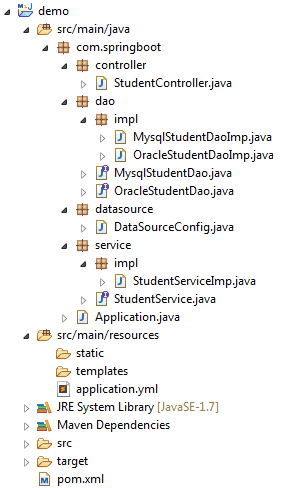 Spring Boot JdbcTemplate配置Druid多数据源 - 图2