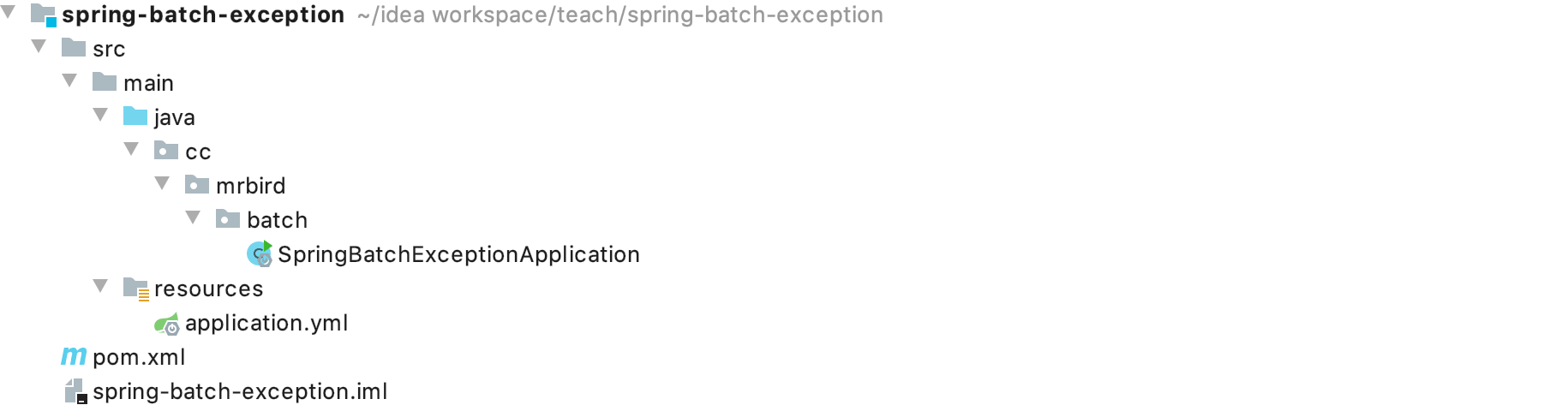 Spring Batch异常处理 - 图1