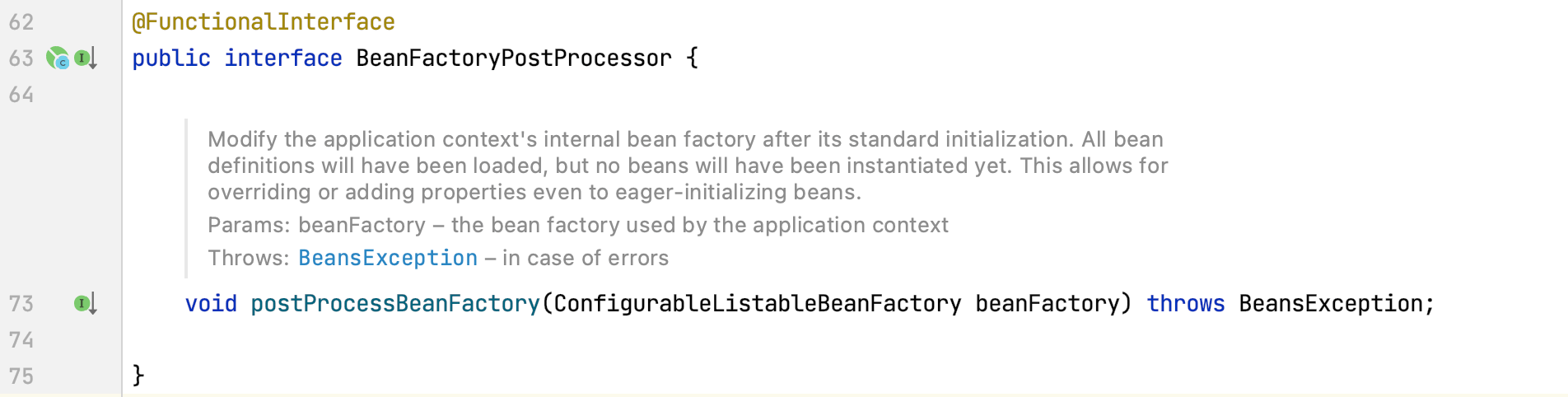 深入理解BeanFactoryPostProcessor & BeanDefinitionRegistryPostProcessor - 图1