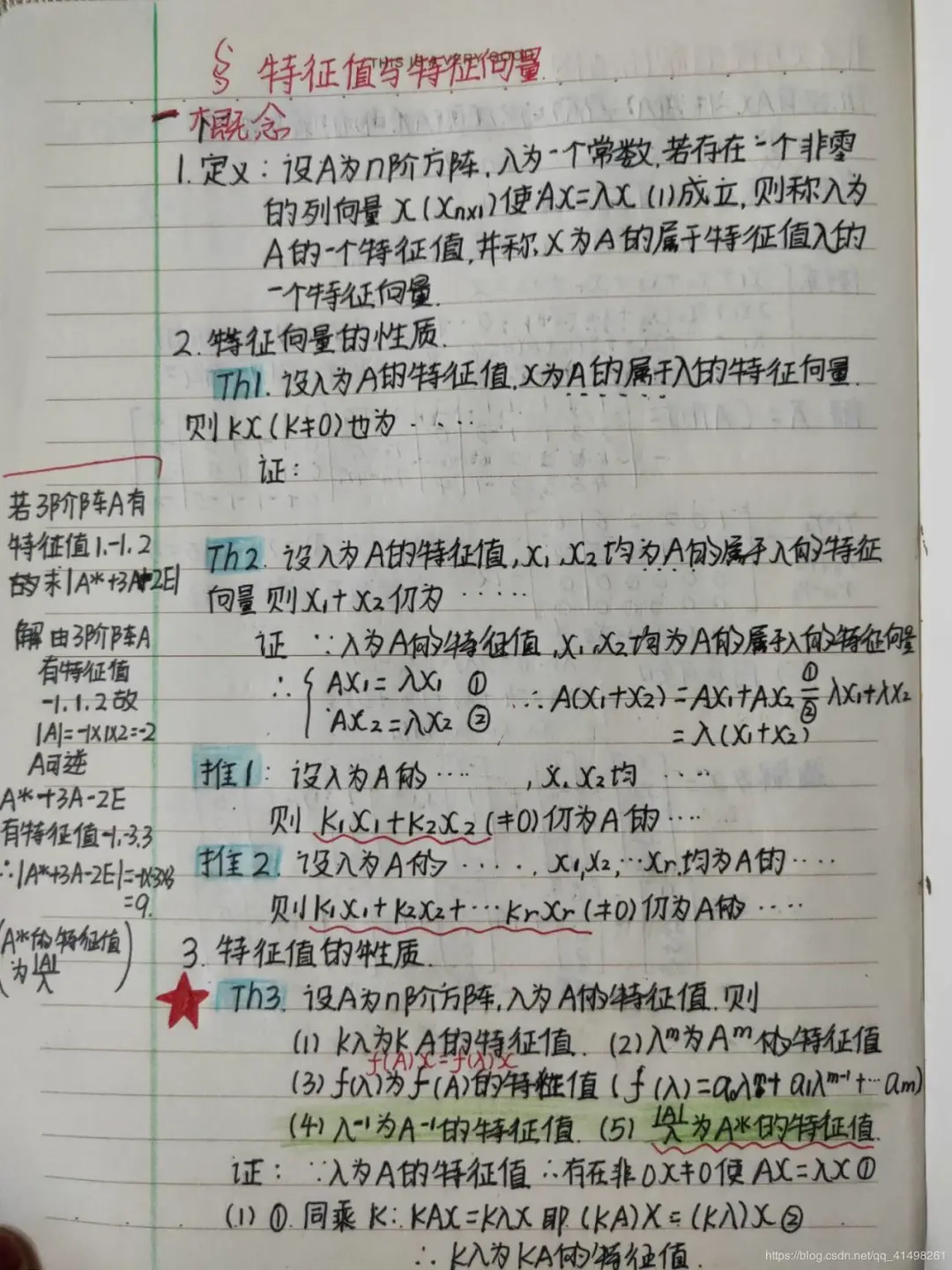 《线性代数》_某女生高分笔记 - 图66