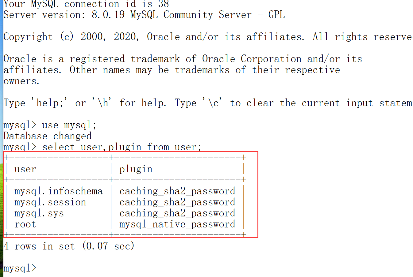 JDBC连接报错：Client does not support authentication protocol requested by server； consider upgrading MyS - 图1