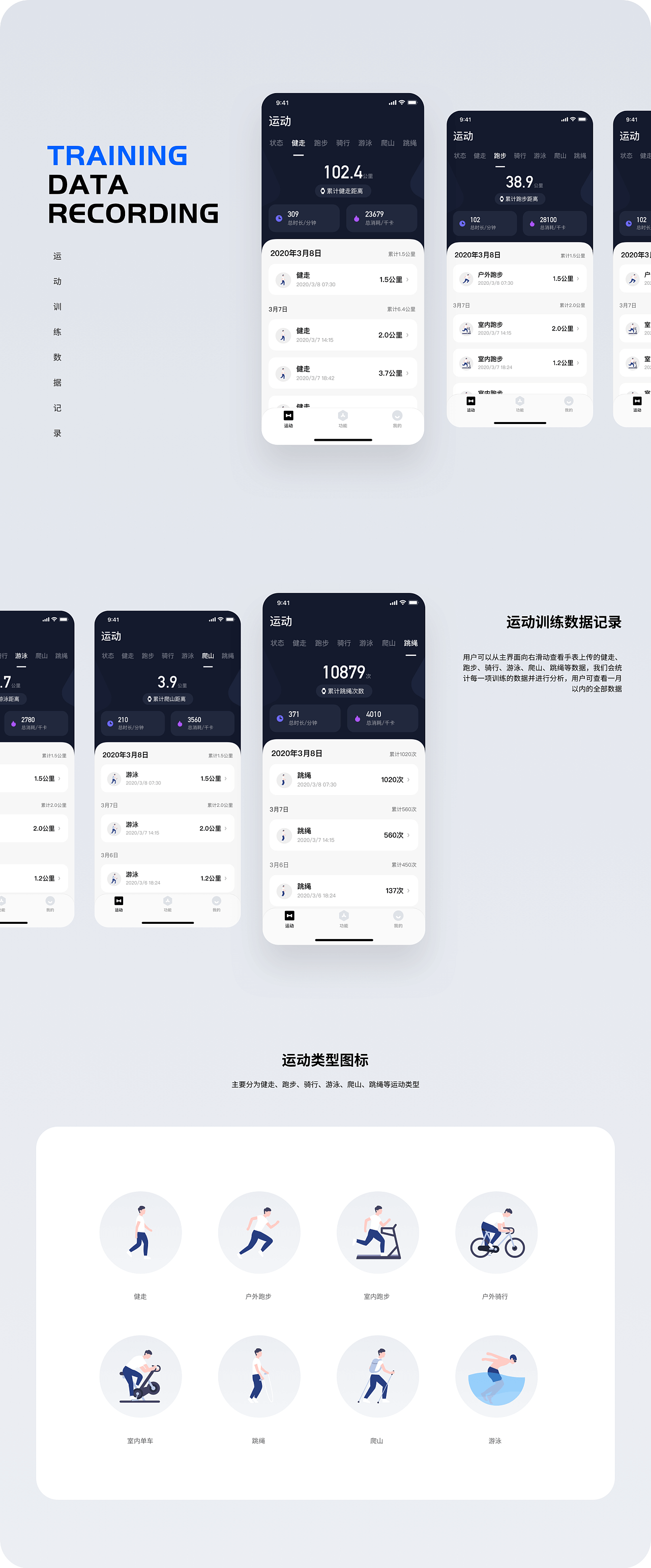 360青少年手表运动APP-项目总结|UI|APP界面|small团团子 - 原创作品 - 站酷 (ZCOOL) - 图12