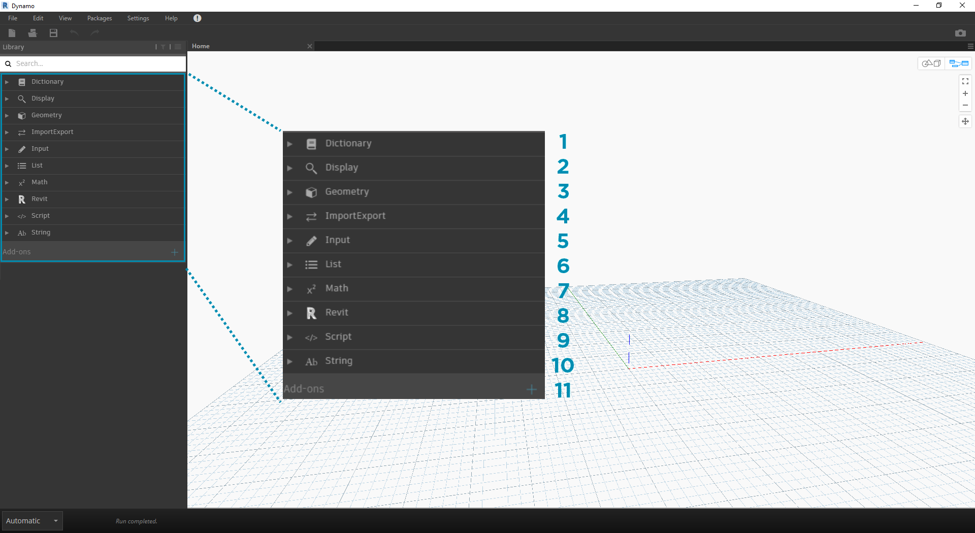 2.2 Dynamo 用户界面 - 图4